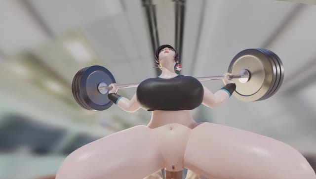 Mei squats on you 3D 180 SBS 4K VRWD — photo 4