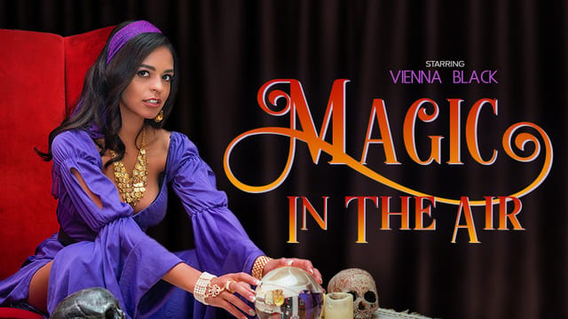 Vienna Black performs a POV blowjob in cosplay while VR Conk delivers 4K 60 FPS magic in the air premium passthrough VR experience.