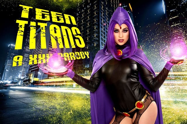 Kylie Rocket in Teen Titans cosplay performs a POV blowjob in a VR premium production featuring 60fps and 8K resolution.
