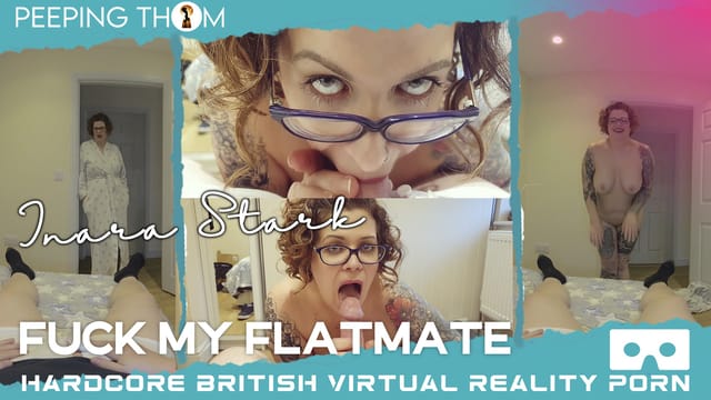 Inara Stark performs a POV blowjob on her flatmate in a 4K VR scene with 60 FPS premium quality.