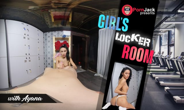Ayana Silk receives a POV blowjob in a girls locker room during this VRPornJack 4K sixties frame per second adult video.