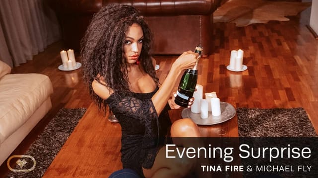 Tina Fire performs a POV blowjob and titty fuck in a Brazilian setting with 60 FPS VR premium production quality.