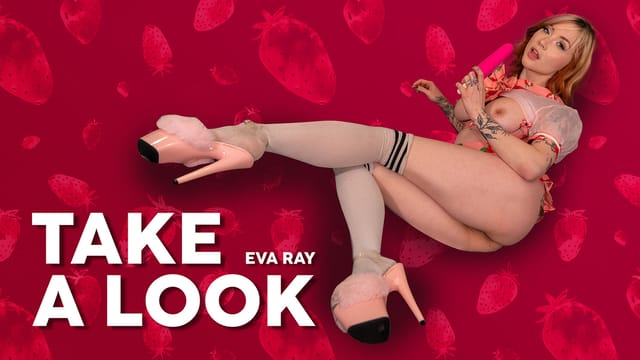 Eva Ray poses solo in a non POV 4K VR video from DeviantsVR, filmed at 60 frames per second for premium quality viewing.