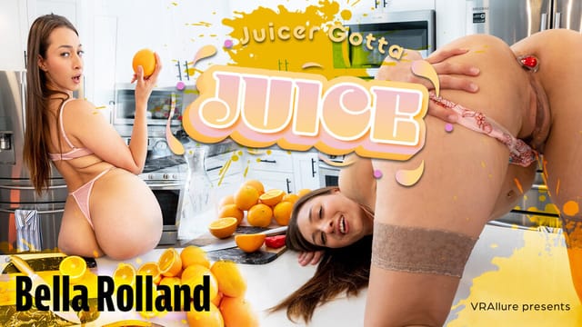 Bella Rolland performs solo anal in a VRAllure 4K non POV video with 60 FPS and passthrough details.