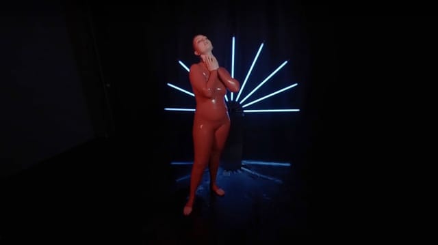 Red latex lady takes a shower Amanda KinkyGirlsBerlin — photo 5
