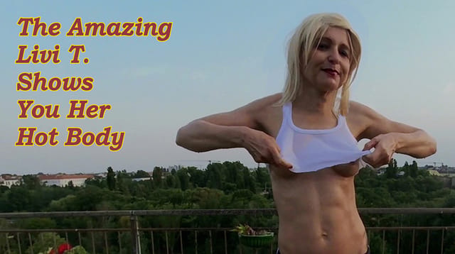 Livi T displays her body outdoors in this Red Star Berlin VR non POV video featuring 60 FPS quality.