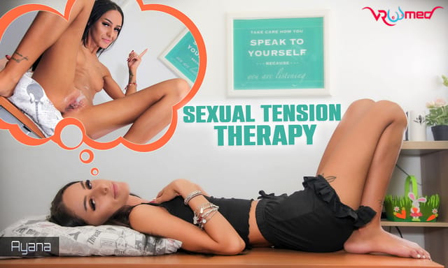Ayana Silk performs a POV therapy session in 4K VR with brunette features and 60 frames per second