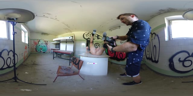 360VR Video Nude Fetish Photosession Backstage With Sascha FeelmeVR — photo 4