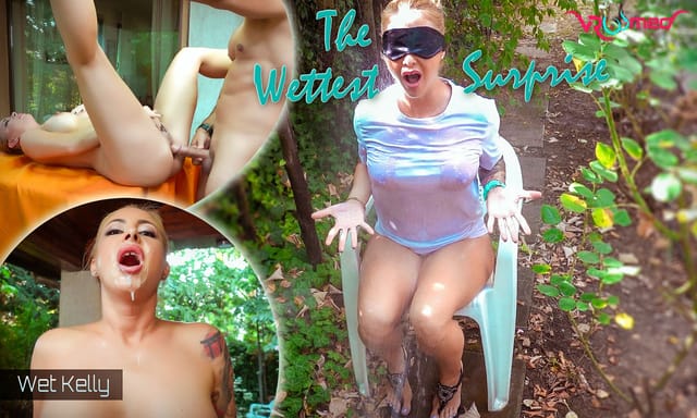 The Wettest Surprise - Wet Kelly — Britney Kelly VR porn scene