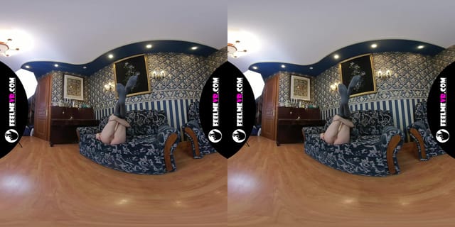 Teenager Style Nude Pohotosession Vr180 Backstage With Busty Girl Lina FeelmeVR — photo 3