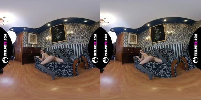 Teenager Style Nude Pohotosession Vr180 Backstage With Busty Girl Lina FeelmeVR — photo 7