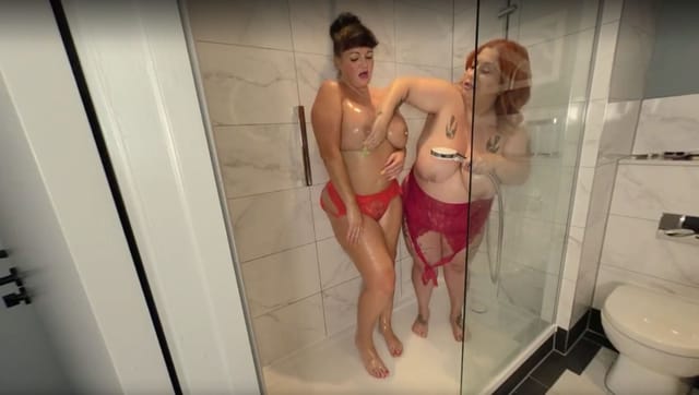 Oil Up My Big MILF Tits DevonBreeze HannahSymonds PeepingThom — photo 6