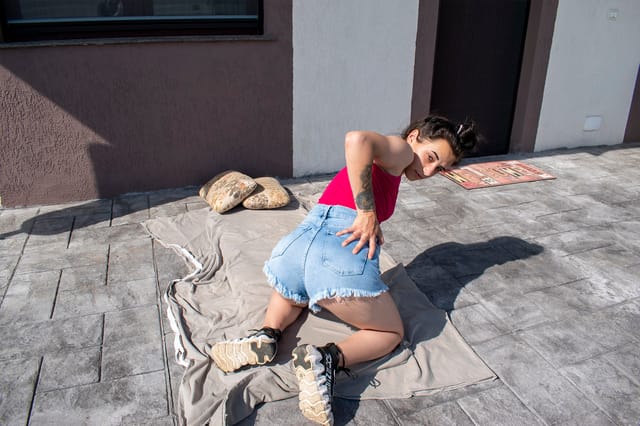 Risky Masturbation In Front Of My House - Outdoor Pussy Fingering WoowVR — photo 3