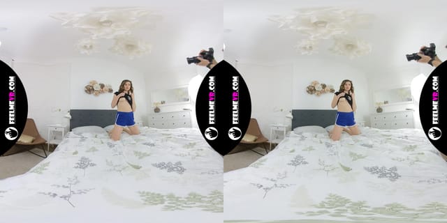 In Virtual 180vr 3d Video Teen Girl Jossi Poses Naked With Open Legs FeelmeVR — photo 5
