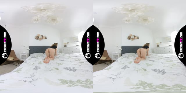 In Virtual 180vr 3d Video Teen Girl Jossi Poses Naked With Open Legs FeelmeVR — photo 10
