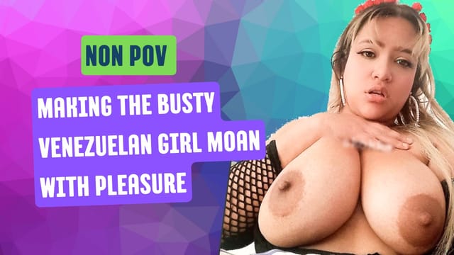 Brunette Sata la Cacherita receives a non POV blowjob in a 4K VR scene with big tits