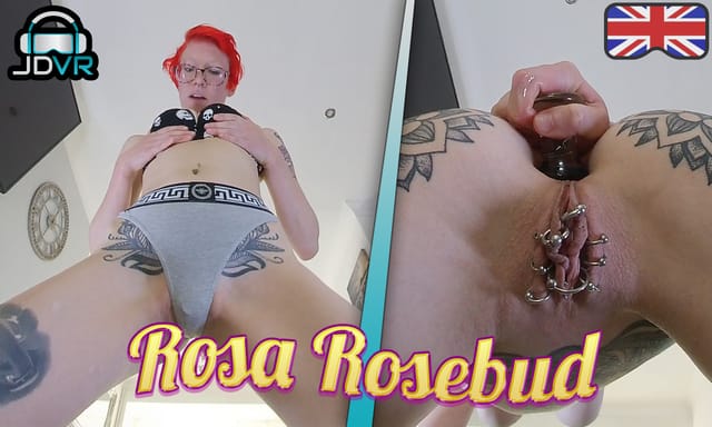 Rosa Rosebud performs face-sitting and anal play in a solo 4K VR POV scene with 60 FPS by JimmyDraws