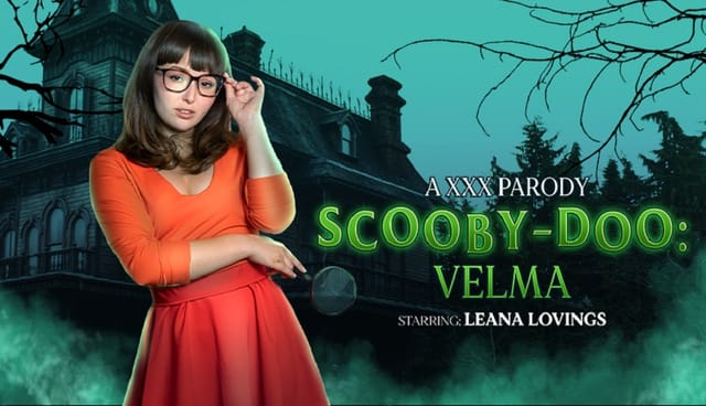 Leana Lovings as Velma performs a POV blowjob in a Scooby-Doo parody VR video by VR Conk in 60 FPS.