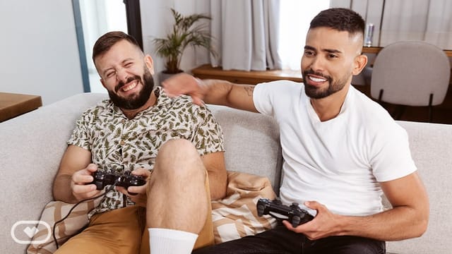 Guido Plaza and Leo Grin perform anal and oral scenes in a VR POV bear porn video with 60 FPS premium quality.