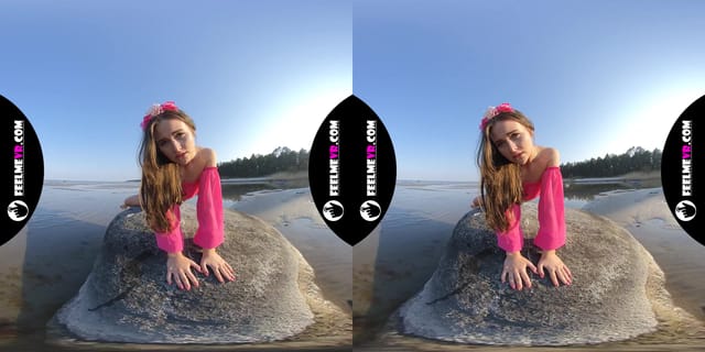 Gabby Bella Masturbates With 4Fingers On The Beach FeelmeVR — photo 10