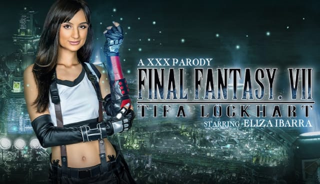 Eliza Ibarra cosplay as Tifa Lockhart performs a POV blowjob in 4K VR with 60 FPS smoothness for this premium adult parody.