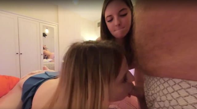 3Some Blowjob With Elis Benson & Vita Lita VRXClouds vr pon video — photo 10