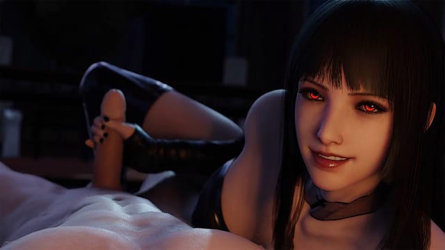 Gentiana performs a gentle handjob in a 4K 180 degree VR POV scene from DarkDreams