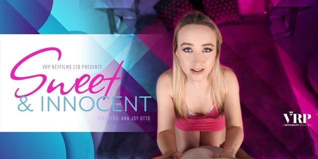 Ann Joy performs a POV blowjob and handjob in a 4K VR scene filmed at 60 frames per second for VRPFilms.