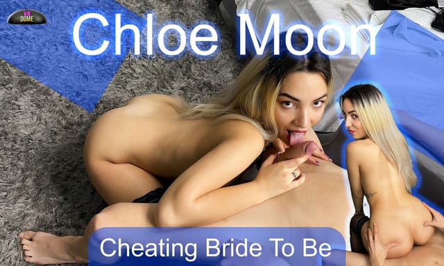 Chloe Moon performs a blowjob in a POV scene with 4K resolution and 60 FPS from VRDome