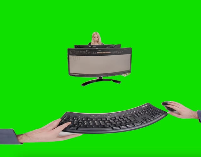Office Seduction: German Girl's Tease VR porn — photo 7