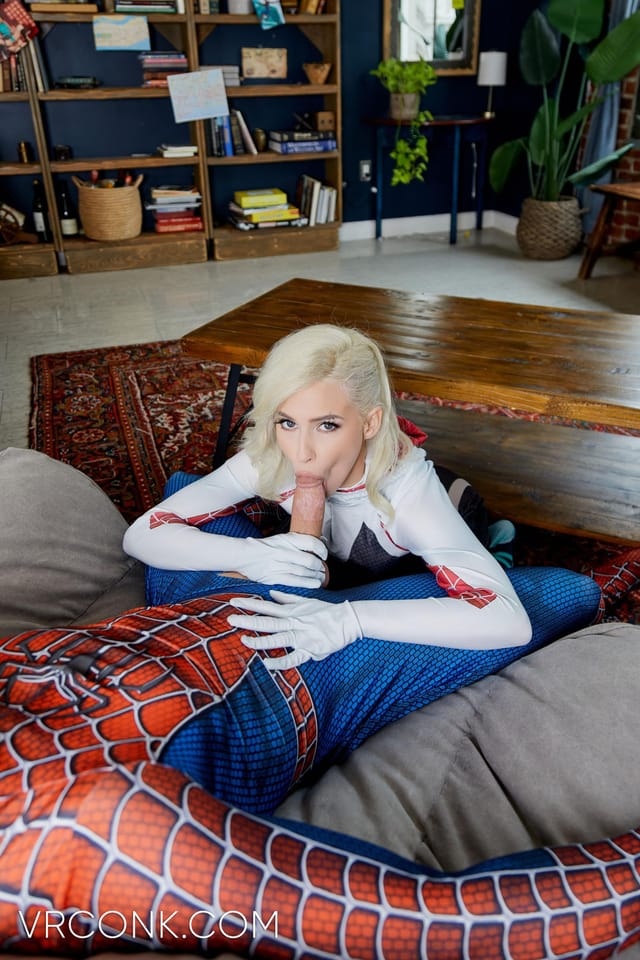 Spider-Gwen (A Porn Parody) Kiara Cole VRConk — photo 6