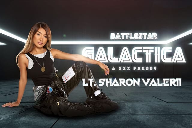 Clara Trinity as Sharon Valerii delivers a POV blowjob in Battlestar Galactica cosplay for VRCosplayX VR video