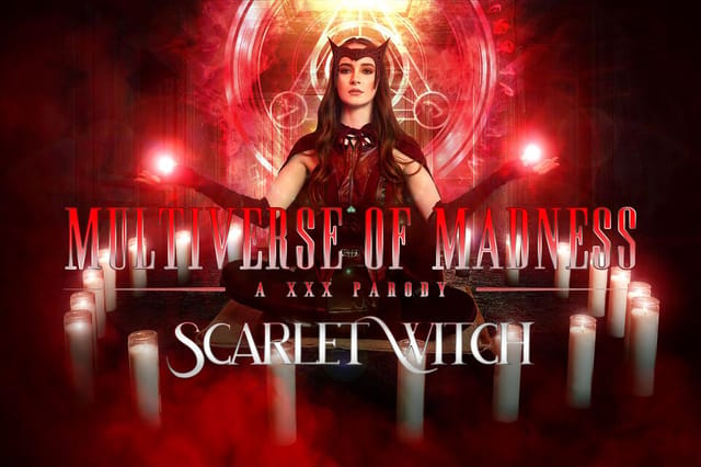 Hazel Moore as Scarlet Witch performs a POV blowjob in a multiverse setting for this 60fps VR CosplayX production.