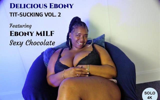 Sexy Chocolate performs a solo blowjob in a POV setting for Ebony VR Solos in 4K resolution.