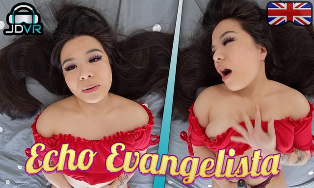Brunette Echo Evangelista performs a POV sexual act in 4K VR video by JimmyDraws with 60 FPS quality.