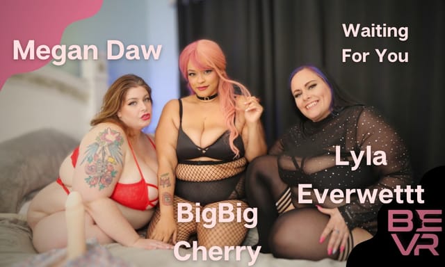 Brunette British model Lyla Everwettt poses with large breasts in a 4K VR production from BlushErotica featuring 60fps playback.