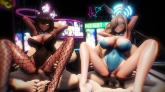 Blue Archive - Club Orgy Lewd FRAGGY — photo 4
