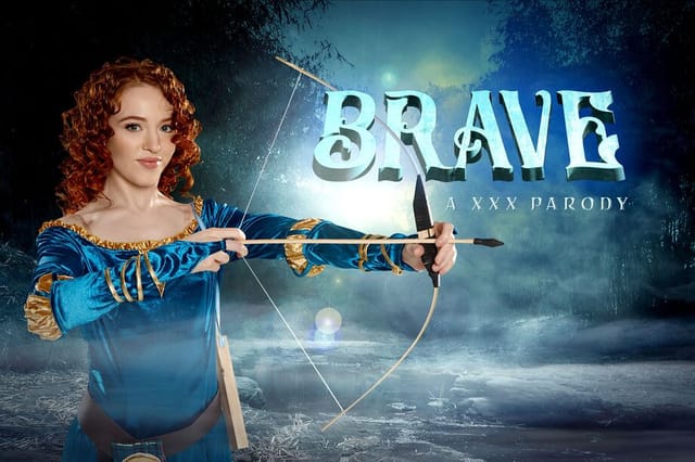 Madi Collins as Merida performs a POV blowjob in 4K VR cosplay.