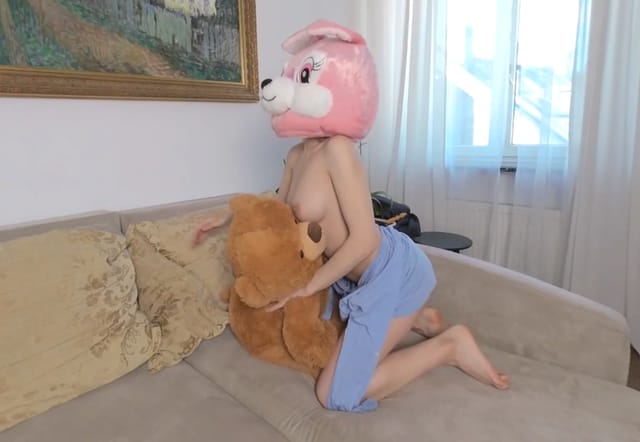 Virtual Striptease and Humping Teddy Bear Living Room Plushies TV — photo 1