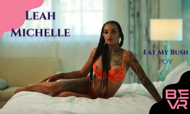 Leah Michelle performs oral sex in a point of view scenario, featuring solo action in 4K resolution for a virtual reality experience.