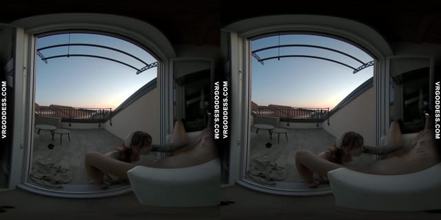 Private Sunset Vacation Dancing And Pussy Licking Miss Pussycat With Cherri VRgoddess — photo 5