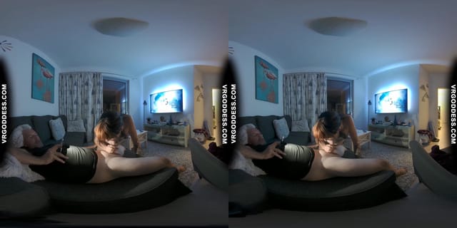 Vacation Sexy Tattooed Brille Giving Me Nasty Sloppy Wet Blowjob Between The Scenes With Mouth Cum VRgoddess — photo 7