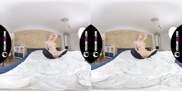 Limona Big Tits Teenager Shows Her Adorable Pussy 3D VR Backstage FeelmeVR — photo 4