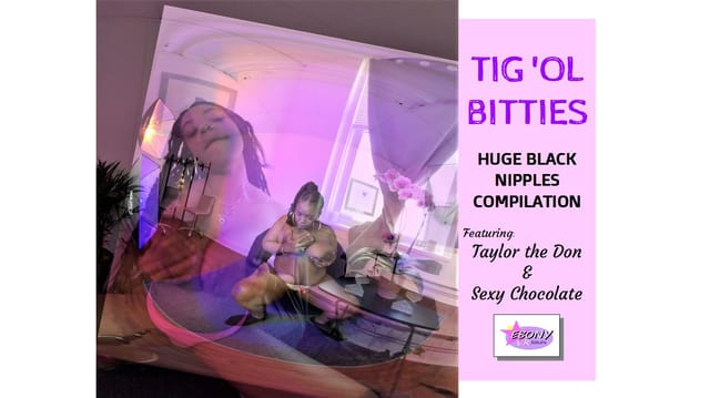 Sexy Chocolate and Taylor The Don perform in Ebony VR Solos 4K 6K 180 degree VR compilation