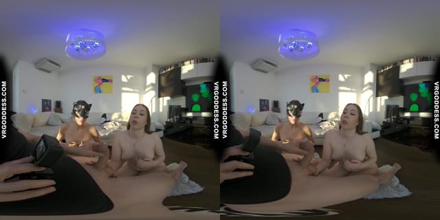 Penis Kissing Handjob Miss Pussycat And Lika Cock Worshiping Double Girl Double Pleasure Cum On Tits VRgoddess — photo 6