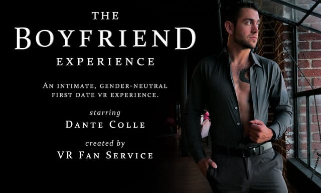 Dante Colle performs a solo scene in a VR Fan Service 4K 60 FPS 180 degree female POV video for women