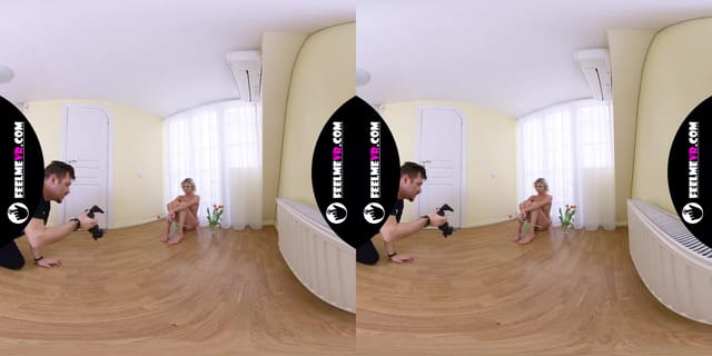 Tiffany Sexy Nude Photo Session 3D 180VR Backstage FeelmeVR — photo 5