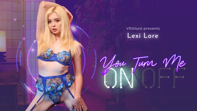 Lexi Lore performs a solo POV scene in lingerie, filmed in 4K resolution with 60 FPS smoothness for an immersive VR experience.