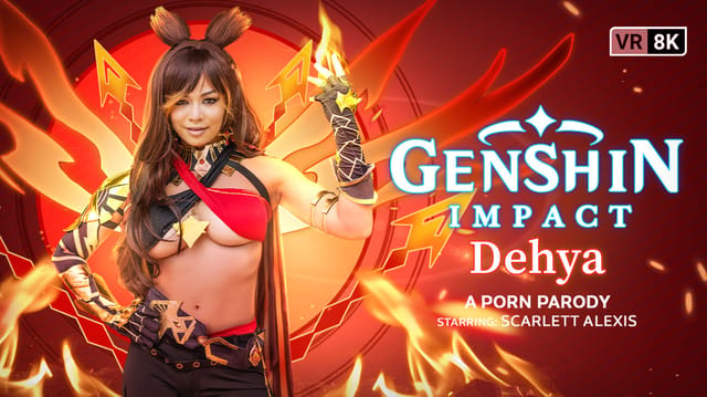 Scarlett Alexis performs a close up blowjob and titty fuck in cosplay for this 60 FPS VR Conk POV video.