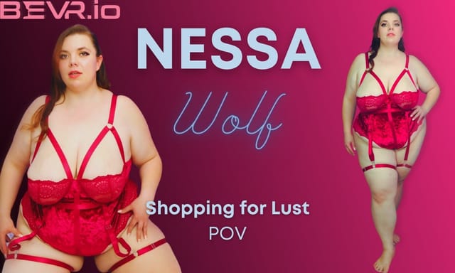 Nessa Wolf performs a solo POV shopping roleplay in 4K 60 FPS VR